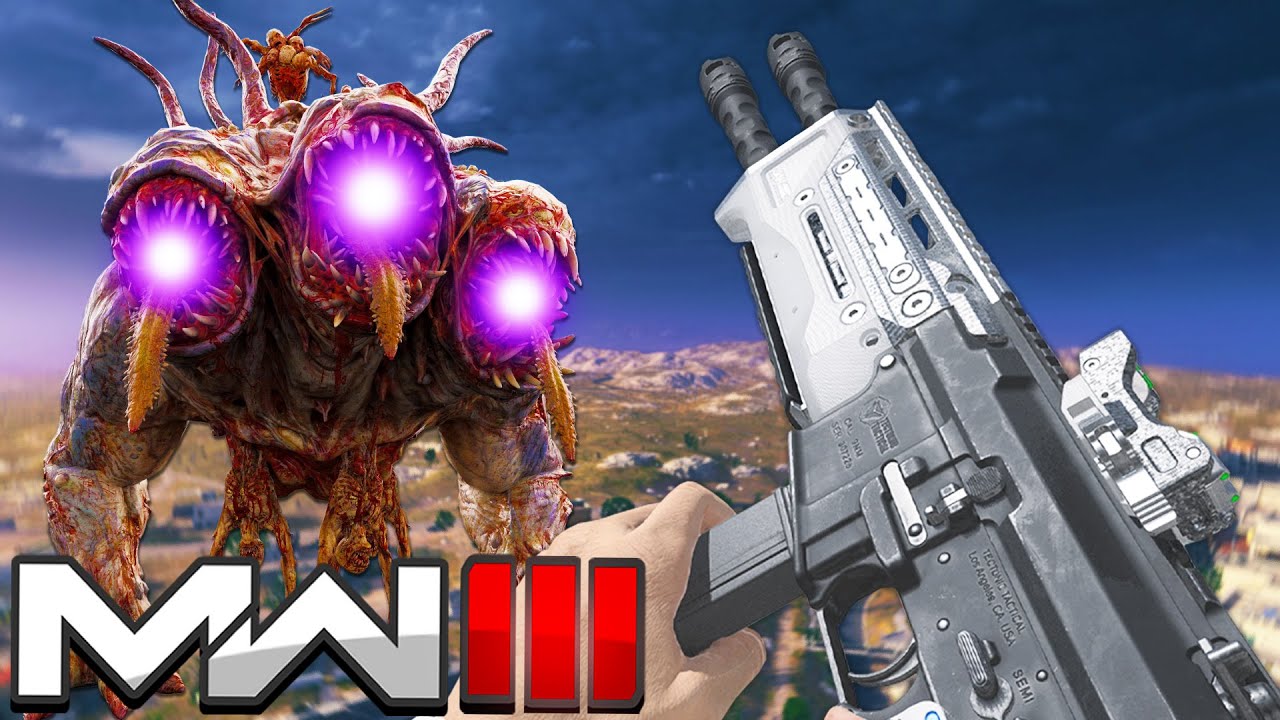This is the Pack-A-Punched JAK Double Barrel in MW3 Zombies (What Happens)