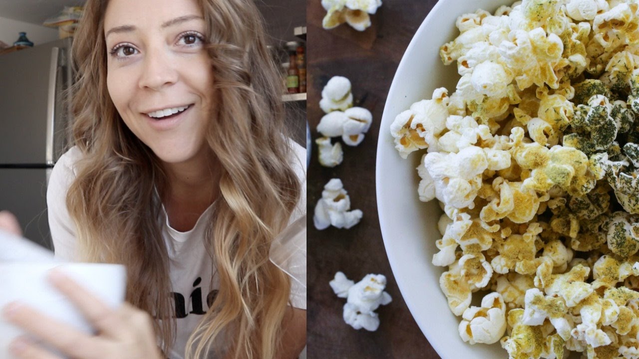WHAT I ATE TODAY + HEALTHY POPCORN RECIPE FOR WEIGHT LOSS