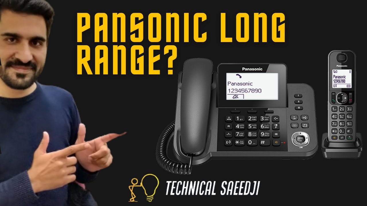 Распаковка цифрового проводного/беспроводного телефона Panasonic KX-TGF310 | технический обзор sa...