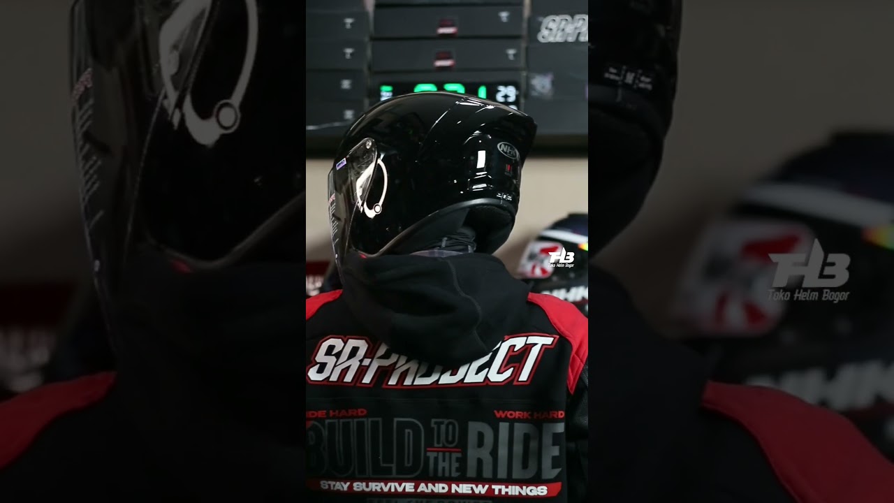 Ready stok NHK N1 MAX BLACK GLOSSY #nhk #nhkhelmet #tokohelmbogor