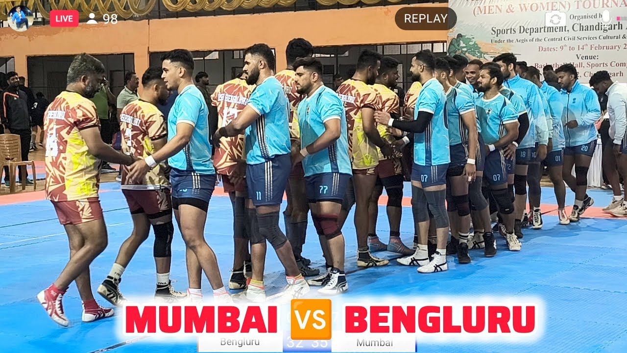 Bengluru vs Mumbai All India Civil Servics Kabaddi Turnament Chandigarh 2026