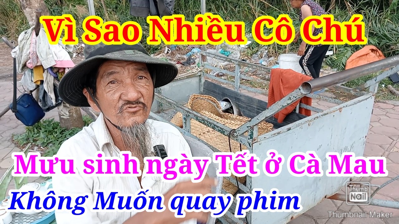 Xót Xa Cà Mau BÁC 96 Tuổi Vẫn Bán Vé Số Mưu Sinh Những Ngày Tết 2026