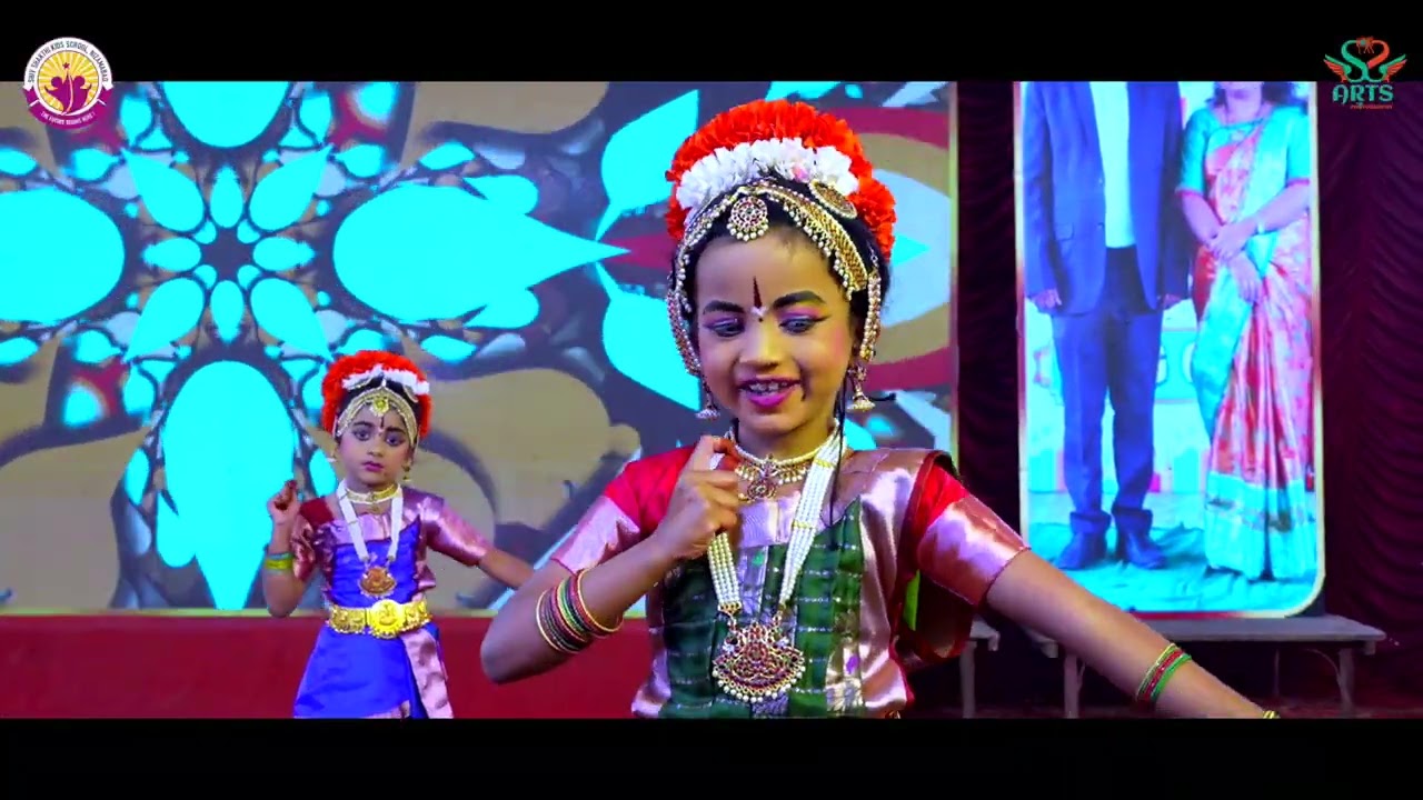 They look small, but they are big artists. #shivshakthikidsschool #school #3rdannualdaycelebration