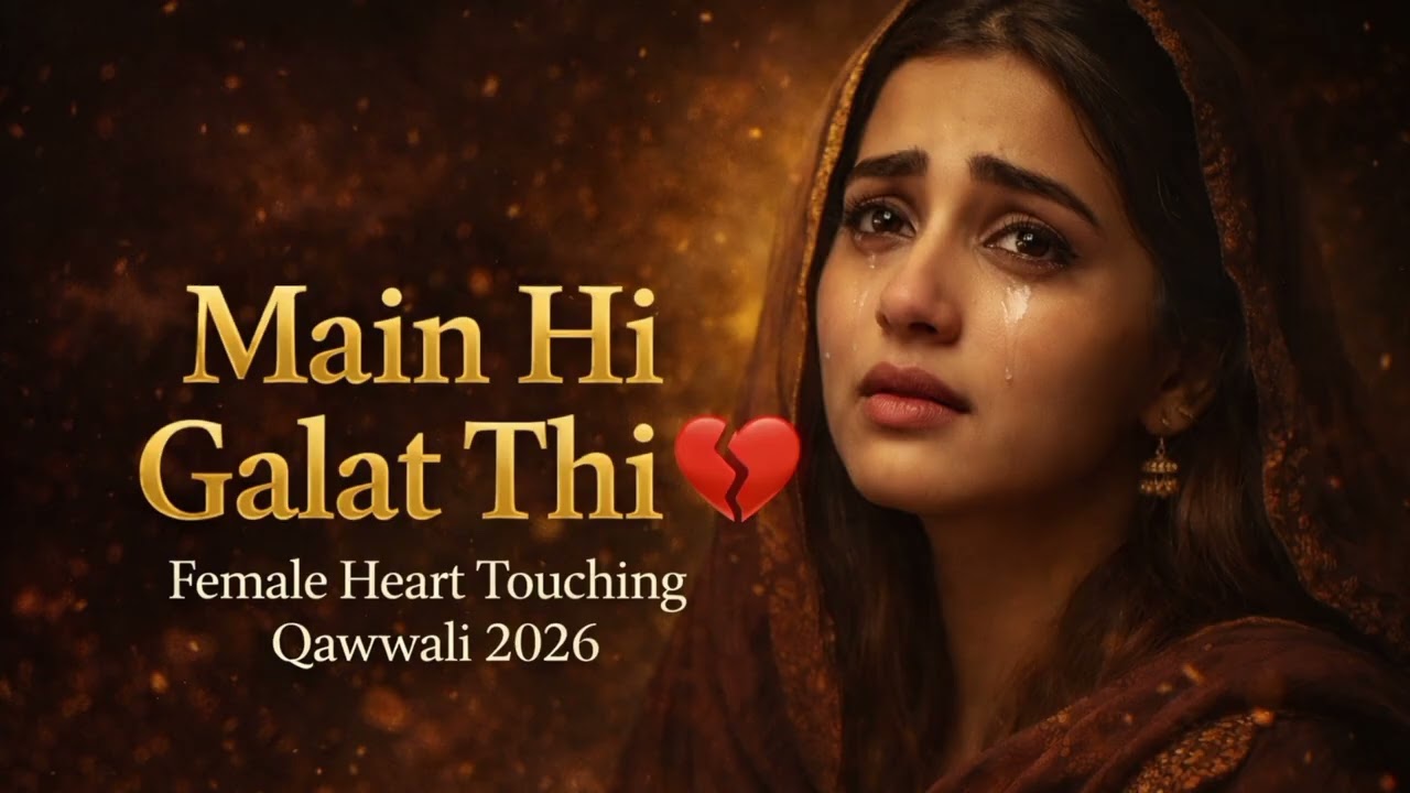 Main Hi Galat Thi Shayad 💔 | Female Sad Qawwali 2026 | Heart Touching Emotional Song