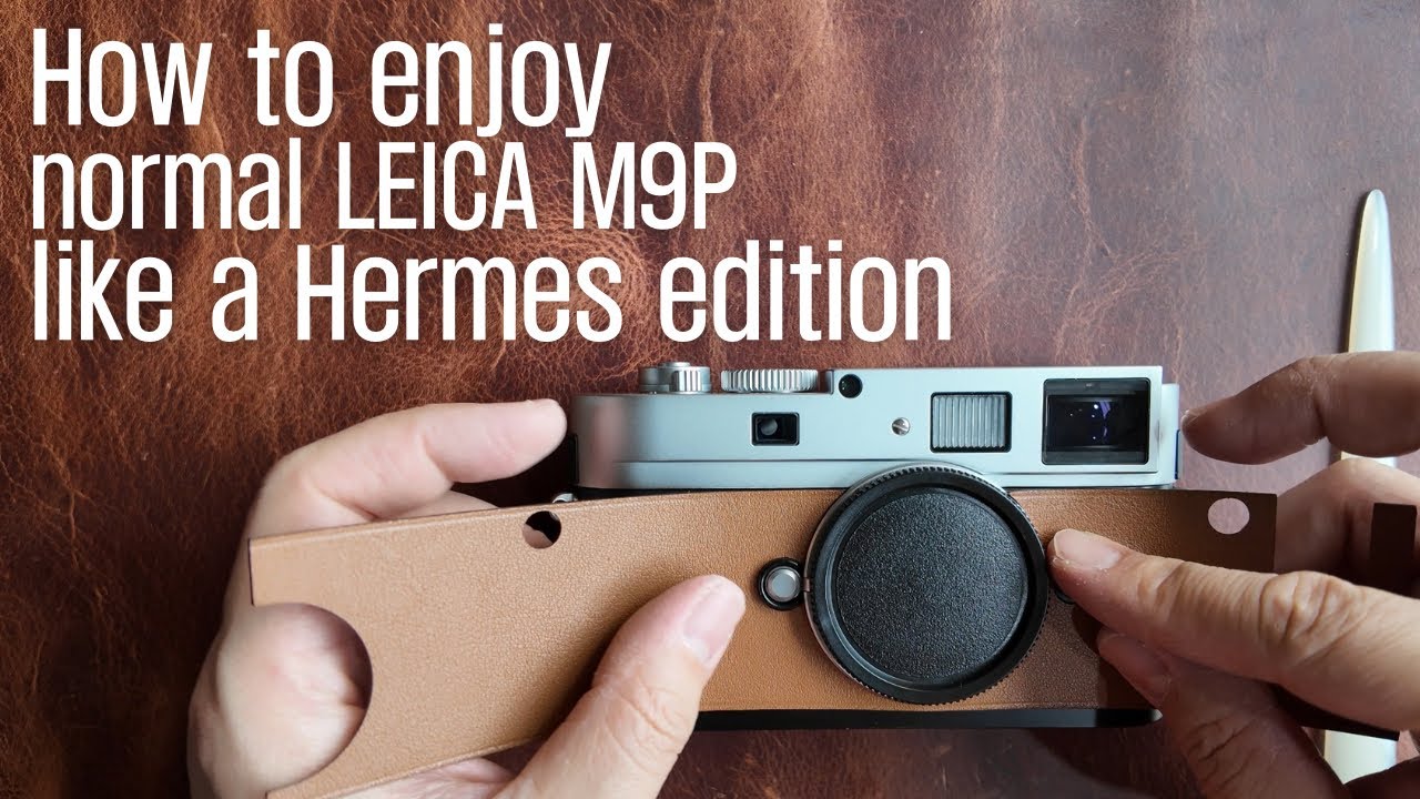 How to make a regular Leica M9P model look like a Leica M9P Hermes Edition.