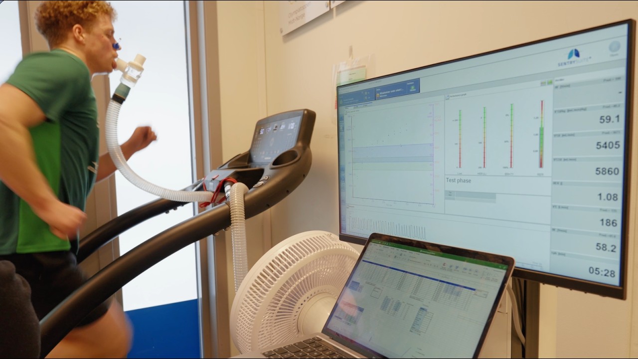 Vi tester VO2MAX og Laktatprofil