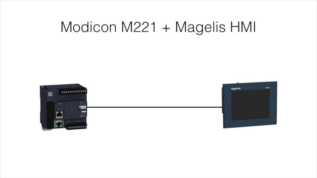 1 paskaita. Modicon M221 + Magelis HMI