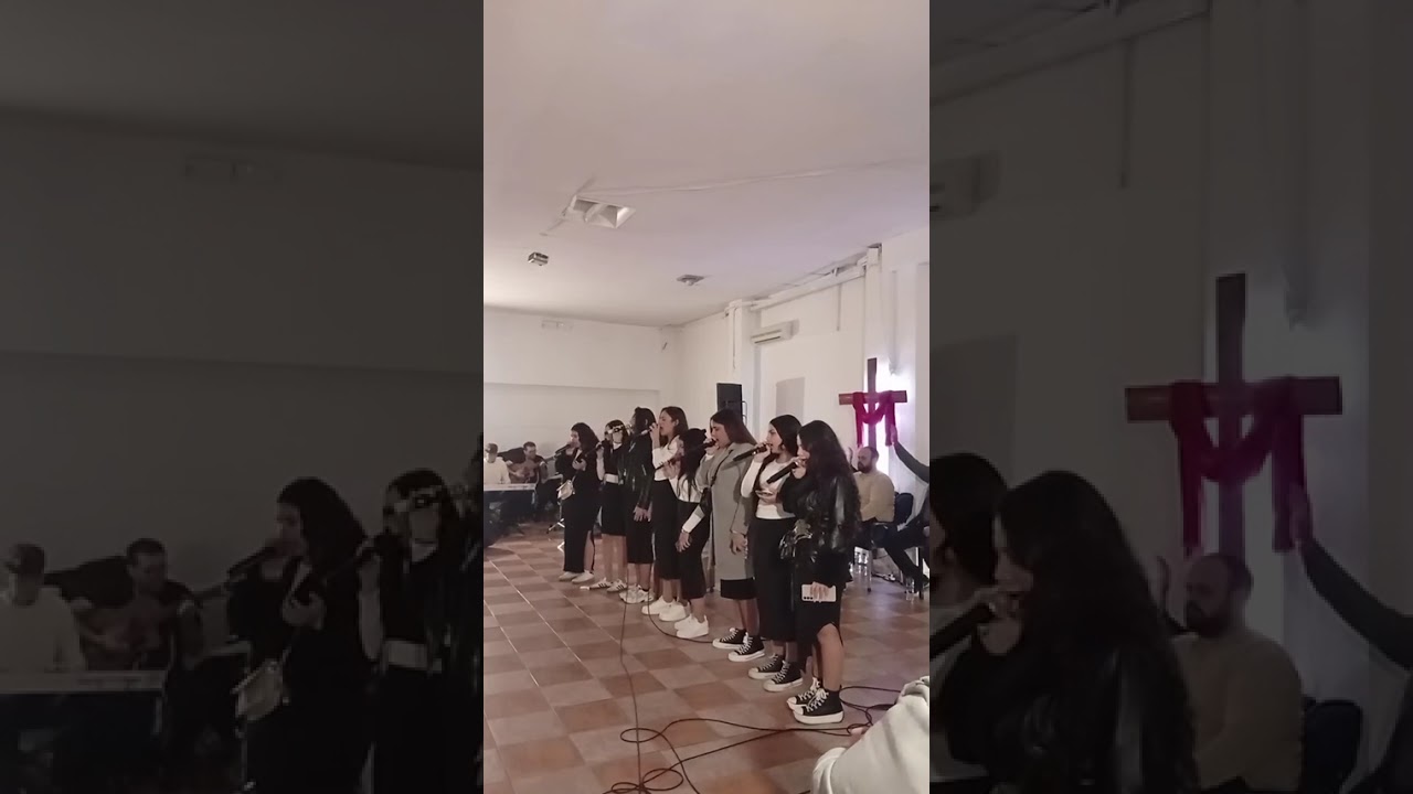 Coro iglesia del arrabal en la reunión de iglesias en Zaragoza 16/2/2026