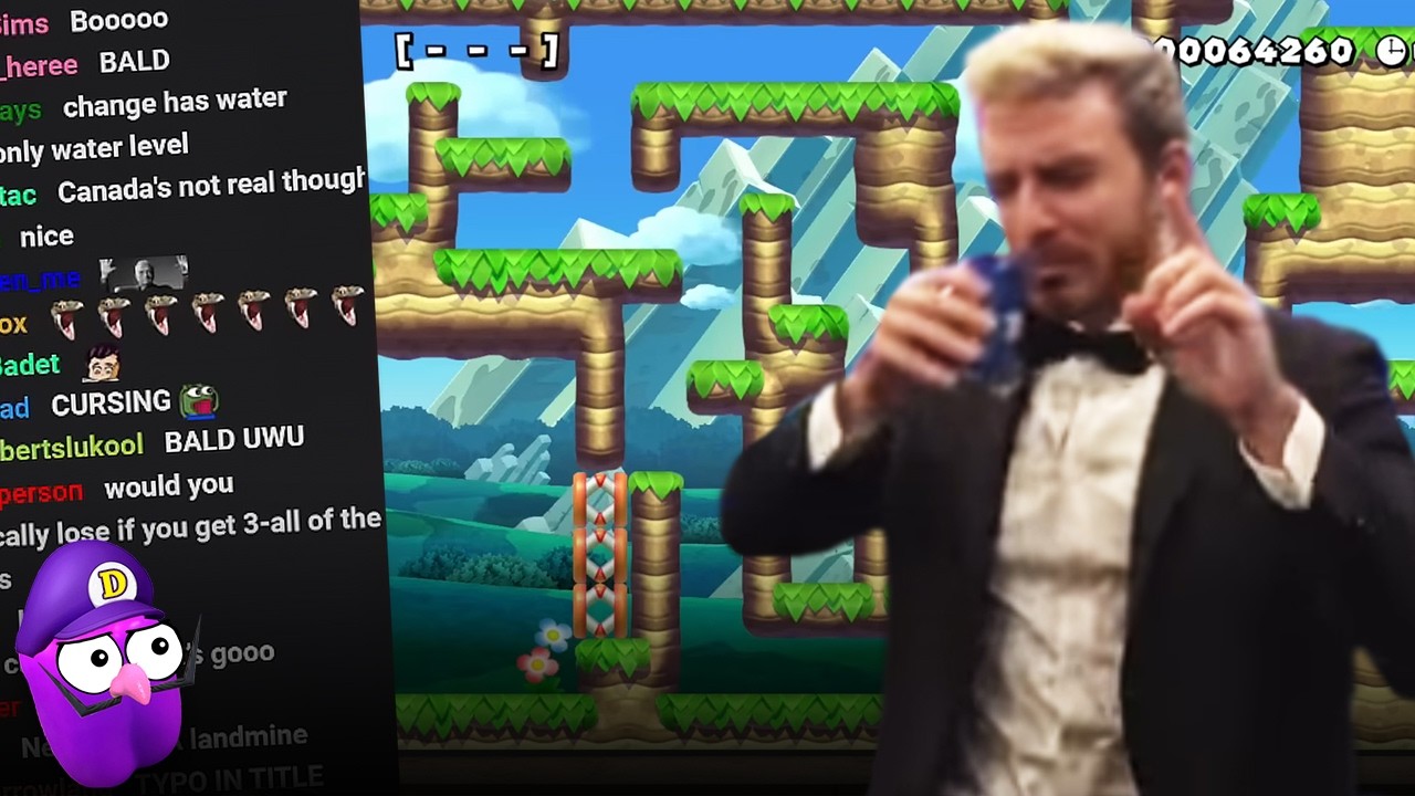 Mario Maker Bingo Challenge MASSIVE DRAMA (VOD)