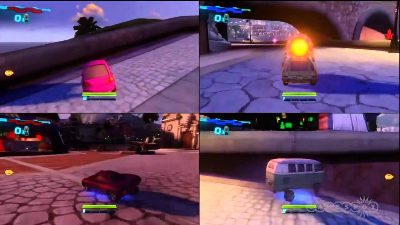 Cars 2: The Video Game - Disruptor Challenge Gameplay (Multi)