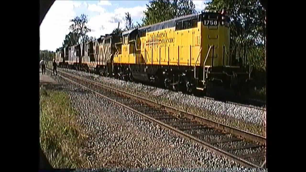 St.Lawrence & Atlantic  #393 & #394 with CV Geeps 08/31/1989
