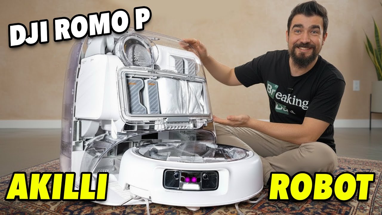 GELECEKTEN GELEN! DJI Romo P Akıllı Robot Süpürge