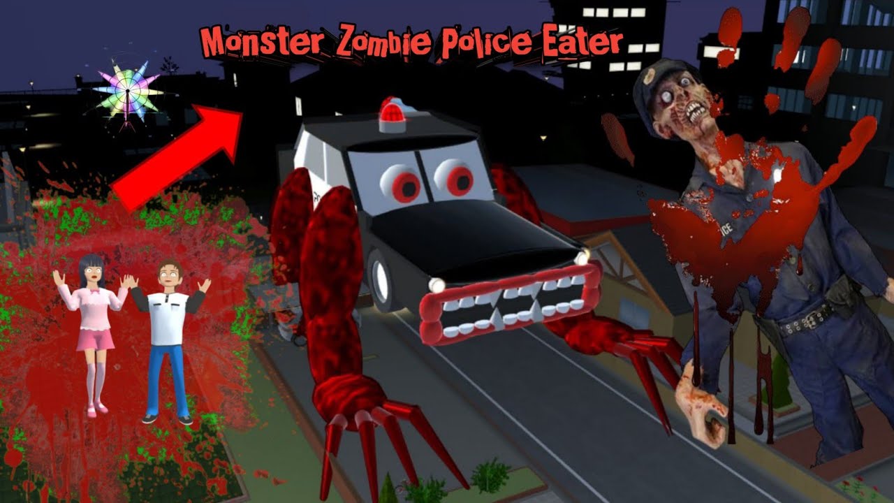 There's Horror Secret Place Monster Zombie Police Eater Haunted Yuta Mio 😱 SAKURA SCHOOL SIMULATOR