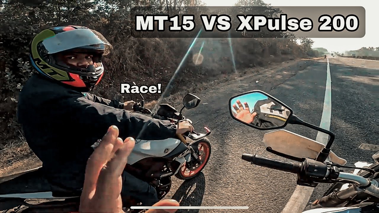 SUNDAY RIDE PE HO GAI RACE MT15 VS XPULSE200 4V UNEXPECTED RESULT😱