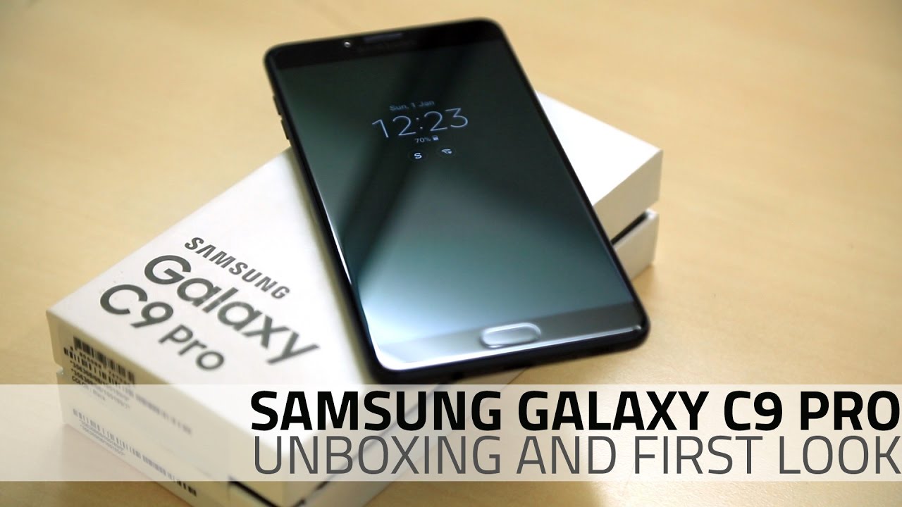 Samsung Galaxy C9 Pro Unboxing and First Look