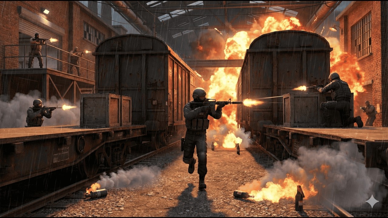 Bombaklatlar Train da to'planishdi | Counter Strike 2