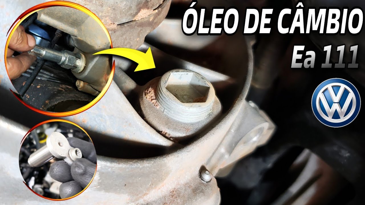 Como trocar completar e verficar o nível do Óleo de câmbio manual ea111 8v volkswagen