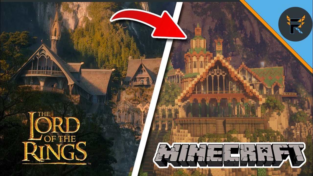 How I built RIVENDELL in Minecraft in 100+ hours