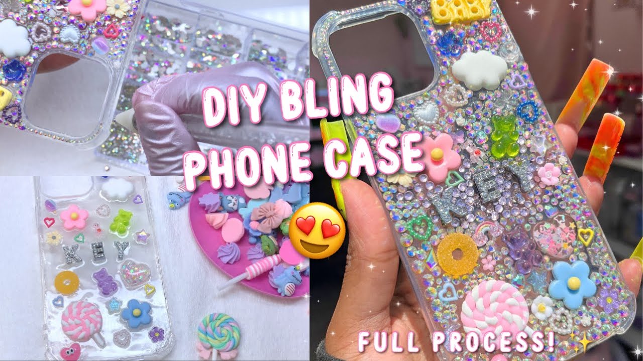 HOW TO CUSTOMIZE YOUR OWN CHARM CASE USING TEMU CHARMS! ✨💗 DIY PHONE CASE