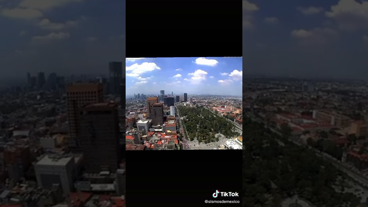 Sismo del 19 de septiembre del 2017 Visto desde la #torrelatinoamericana de la ciudad de M&eacute;xico