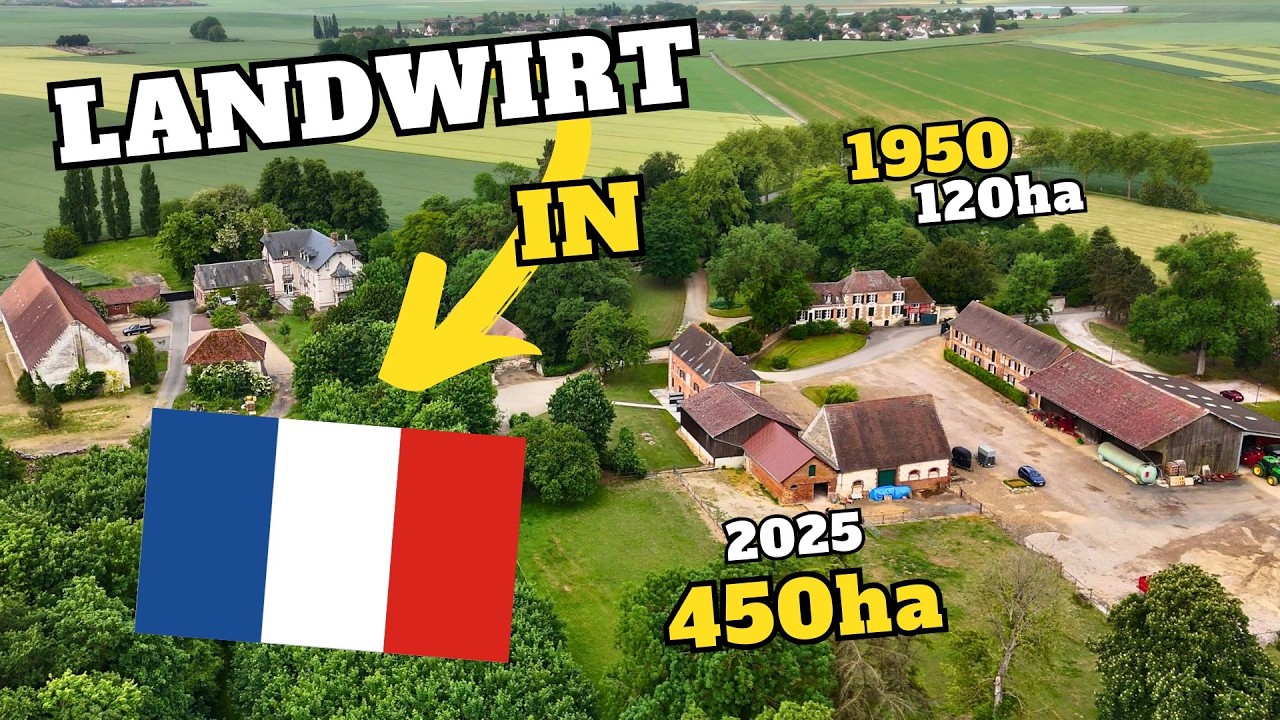 Landwirtschaft in Frankreich – 450 Hektar bewirtschaftet von einer Deutschen Familie