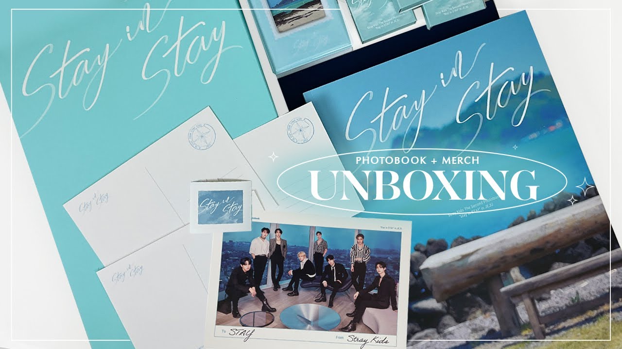 Распаковка второй фотокниги Stray Kids «Stay in STAY» + мерч ✧ заказ выставки на Чеджу 🌊📷