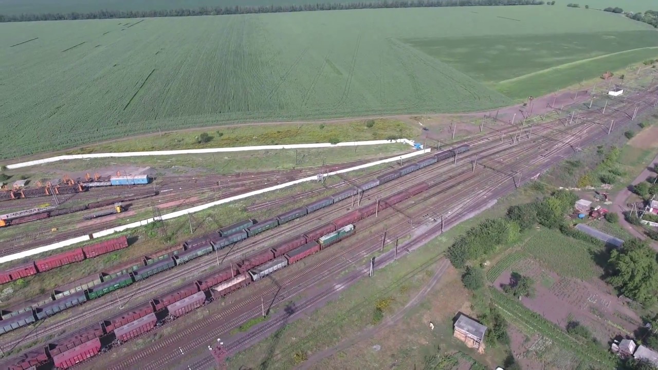 Станція Цвіткове з повітря