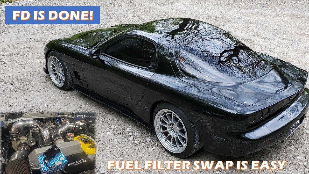 Epic Half Bridgeport FD RX7 Is Done - Fuel Filter Swap