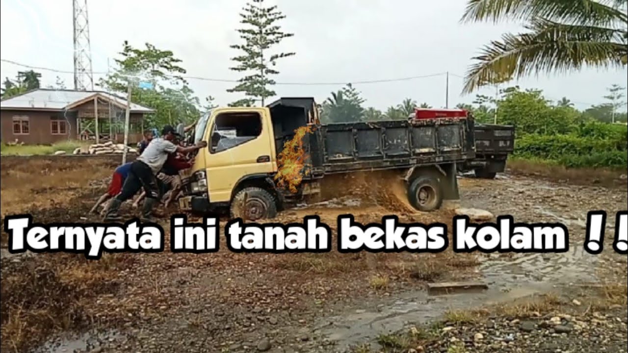 evakuasi Truck Material amblas di Papua