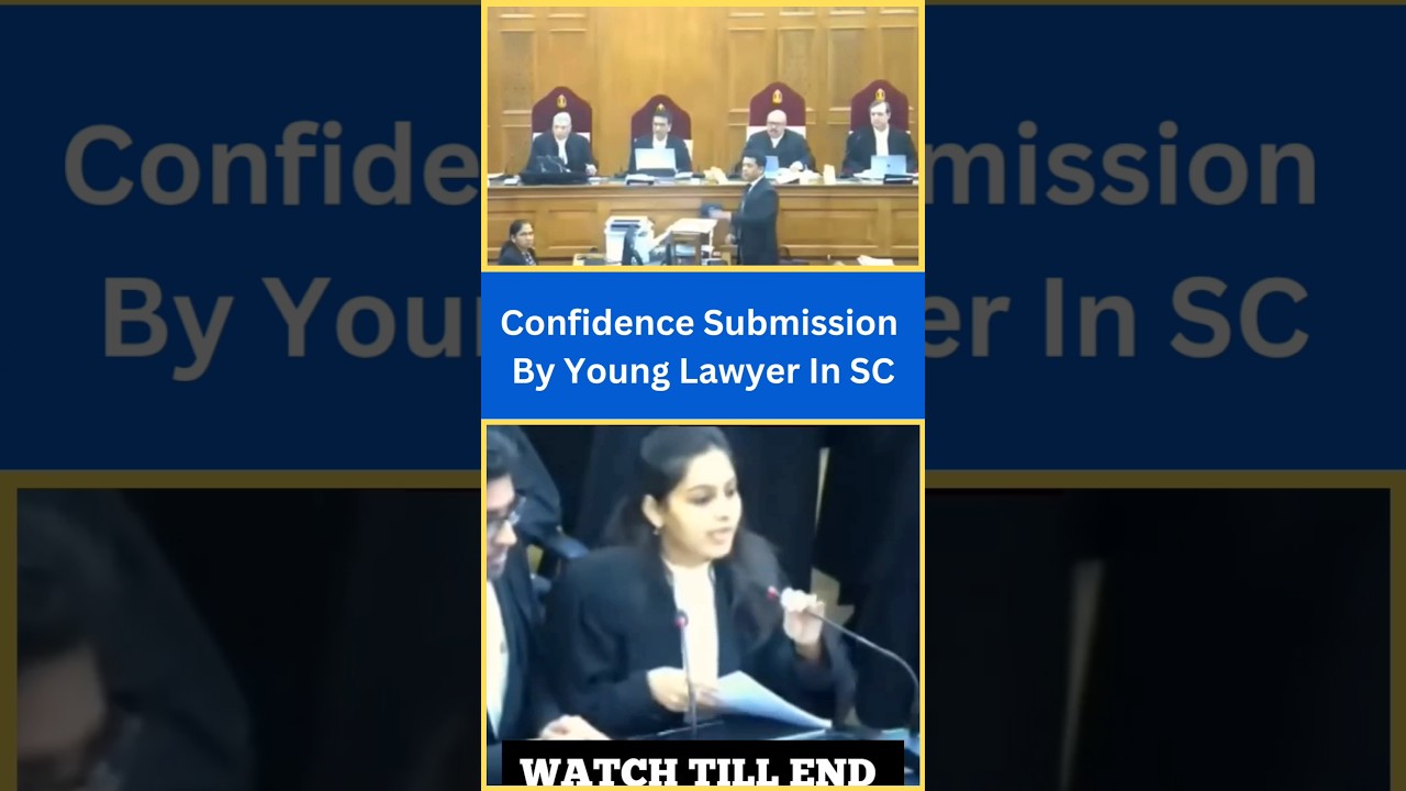 Confidence Submission By Young Lawyer In SC | #law #shorts