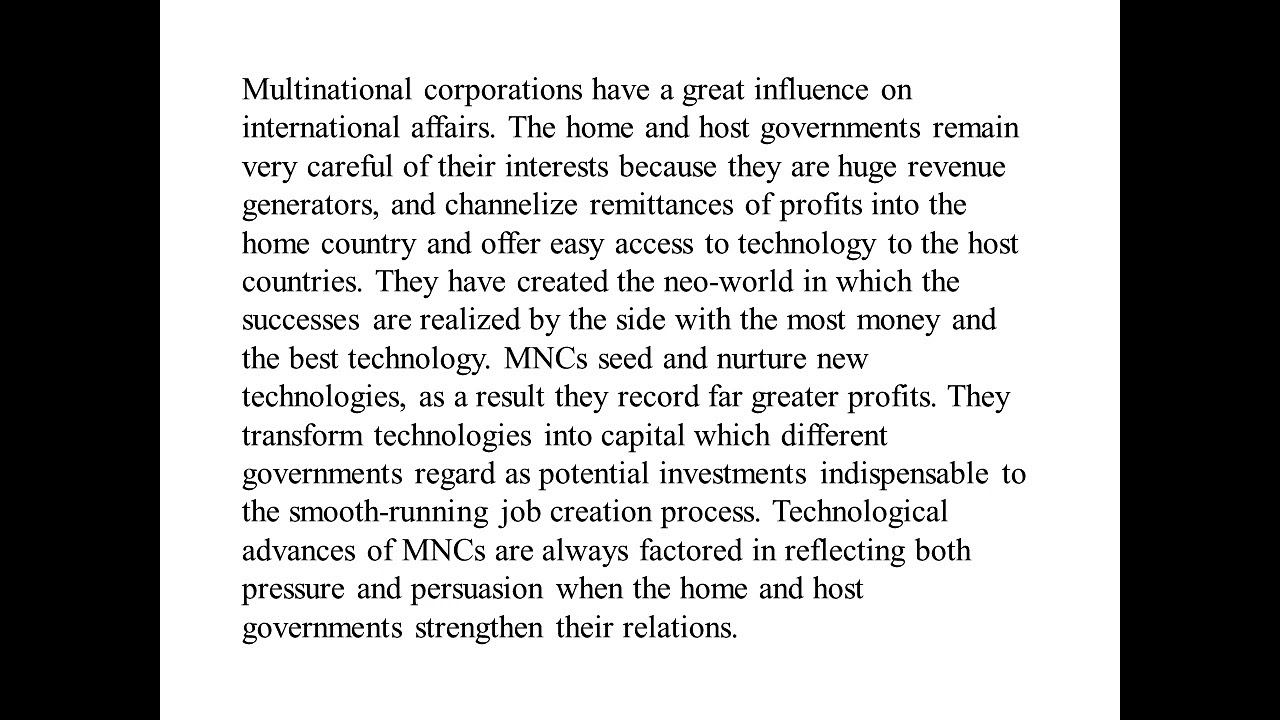 Technology as the silent factor in international relations