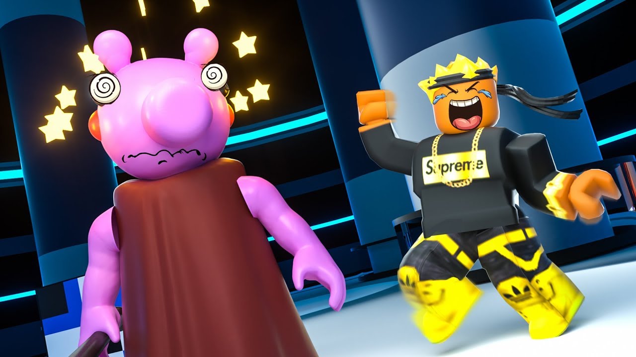we broke piggy in roblox... (CHAPTER 12)