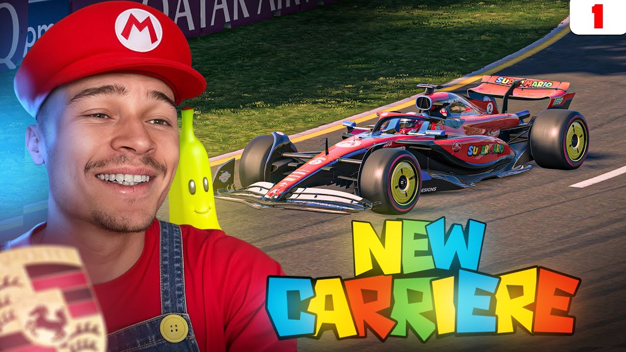 JE CRÉE L'ÉCURIE MARIO x PORSCHE sur F1 25 ! 🍄🏎️ | CARRIERE My Team #1