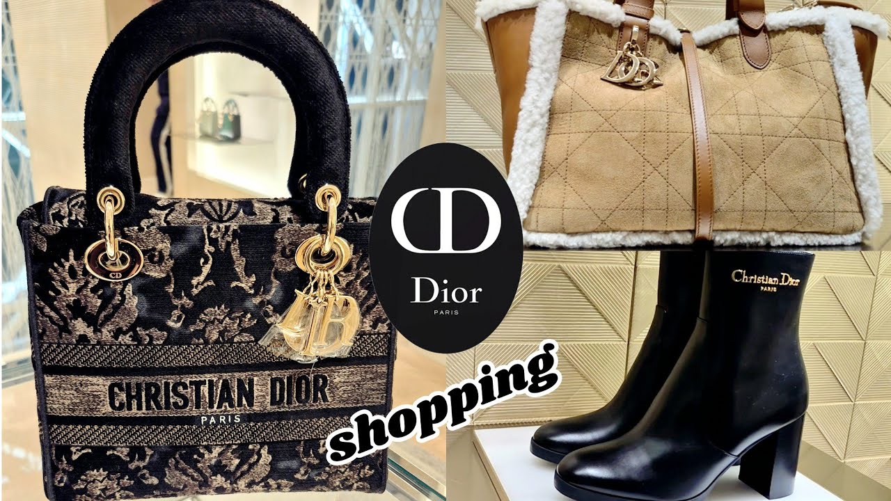 what's NEW at DIOR ? 🐑 LADY DIOR VELVET ORNAMENT 🐑 DiorAlps shearling Toujours Bag🐑DIOR WINTER BOOTS