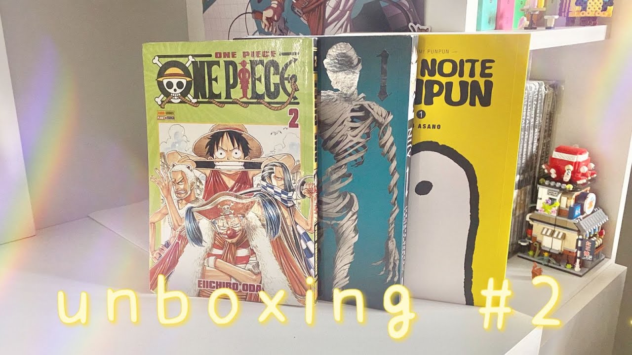 Unboxing mangás #2 - piratas, jovens depressivos e etc