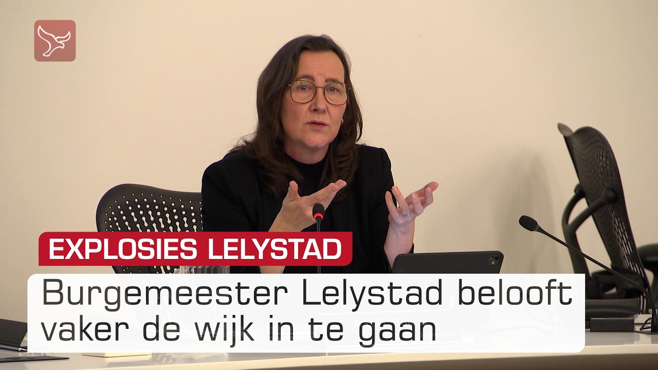 Burgemeester Lelystad belooft vaker de wijk in te gaan na reeks explosies | Omroep Flevoland