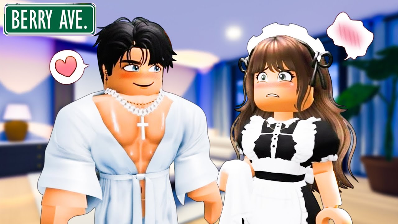 Горячий миллиардер влюбляется в бедную горничную 💔 | Roblox Berry Avenue