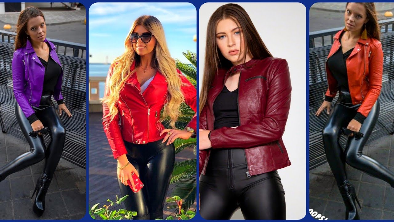 Leather Look  - Leather Pants - PVC, Leather, Faux Leather Leggings, Latex Leggings - Lookbook,