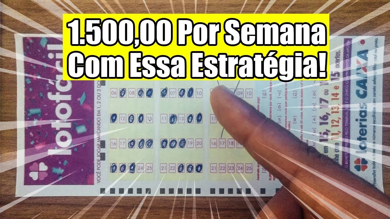 COMO GANHAR NA LOTOFACIL TODA SEMANA - REVELEI A TÉCNICA