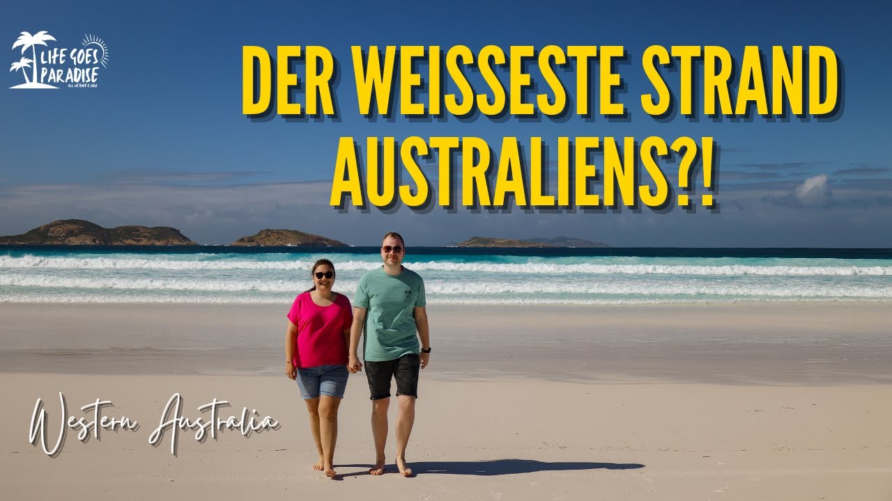 Australien • Gibt es hier wirklich den weißesten Strand Australiens? - Lucky Bay | 4K Vlog #127