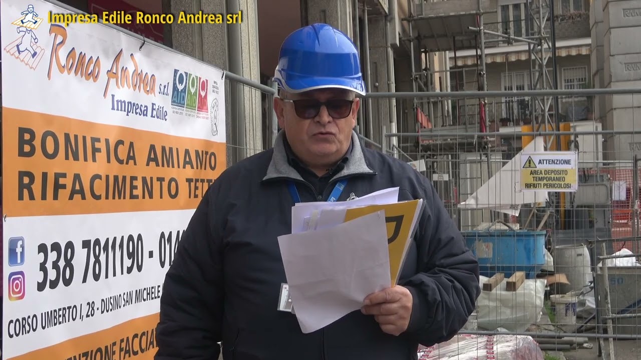 Formazione rimozione amianto - Cantiere di Vercelli - SPRESAL e Ispettorato del Lavoro