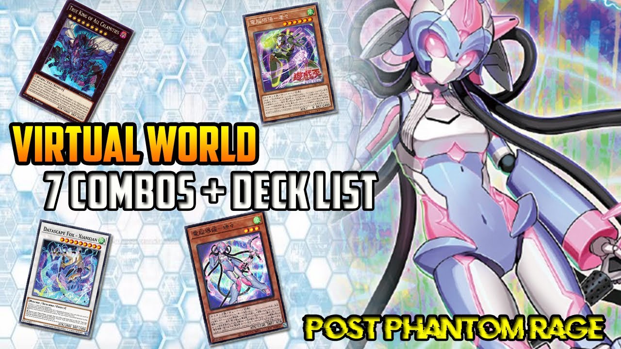 Virtual World Deck 2020 Yugioh Combos Datascape TCG Post Phantom Rage