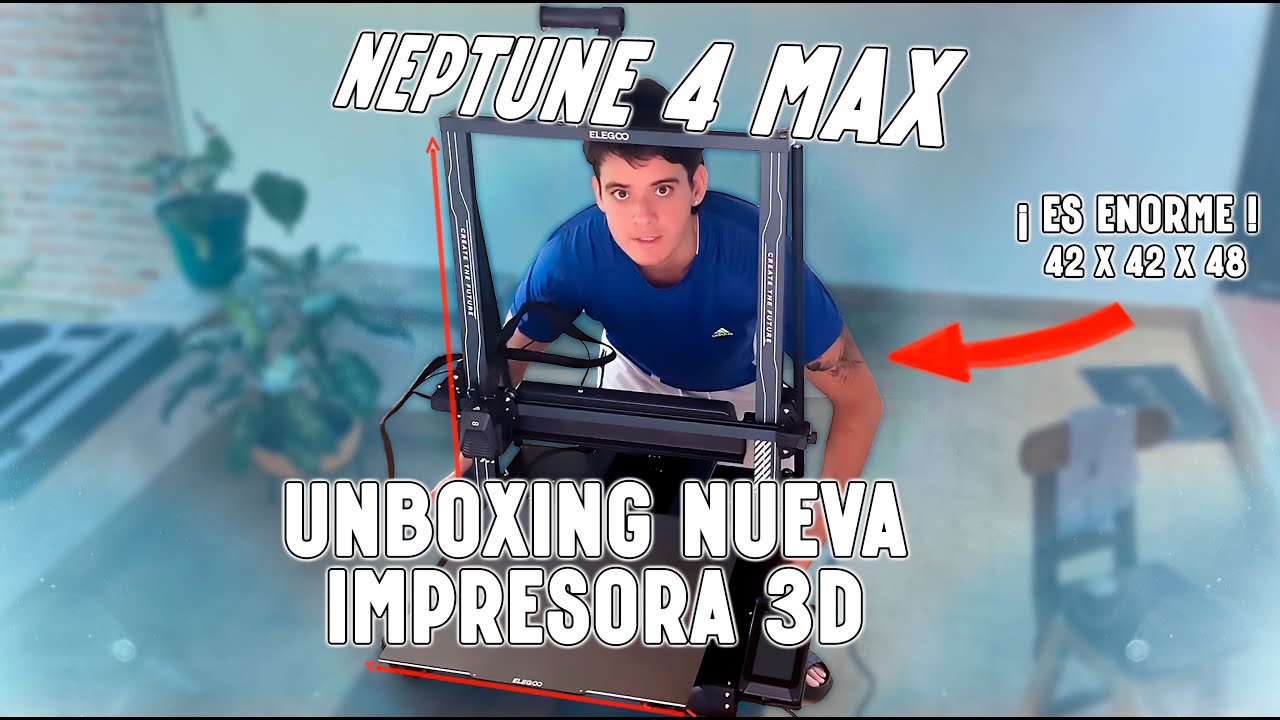 😱La IMPRESORA 3D Mas Grande que he tenido ! 🔥 Unboxing Elegoo NEPTUNE 4 MAX