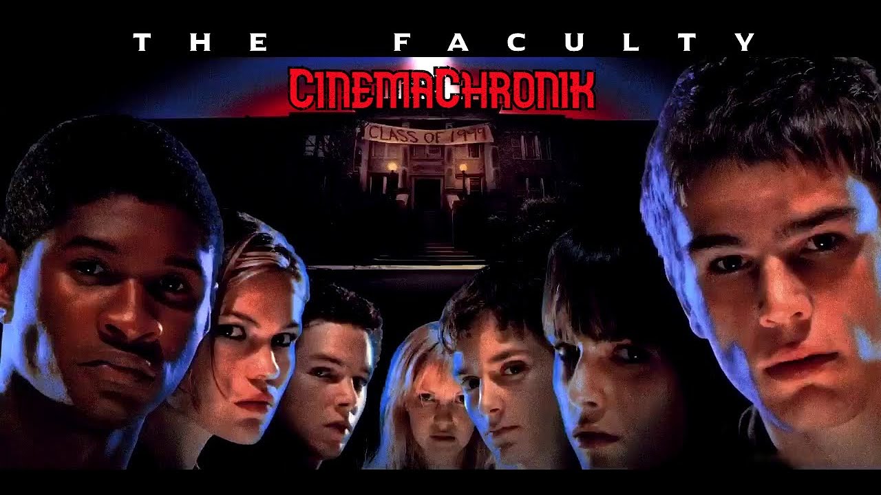 THE FACULTY, a High School Alien Invasion by Robert Rodriguez with Clea Duvall, Elijah Wood & Usher