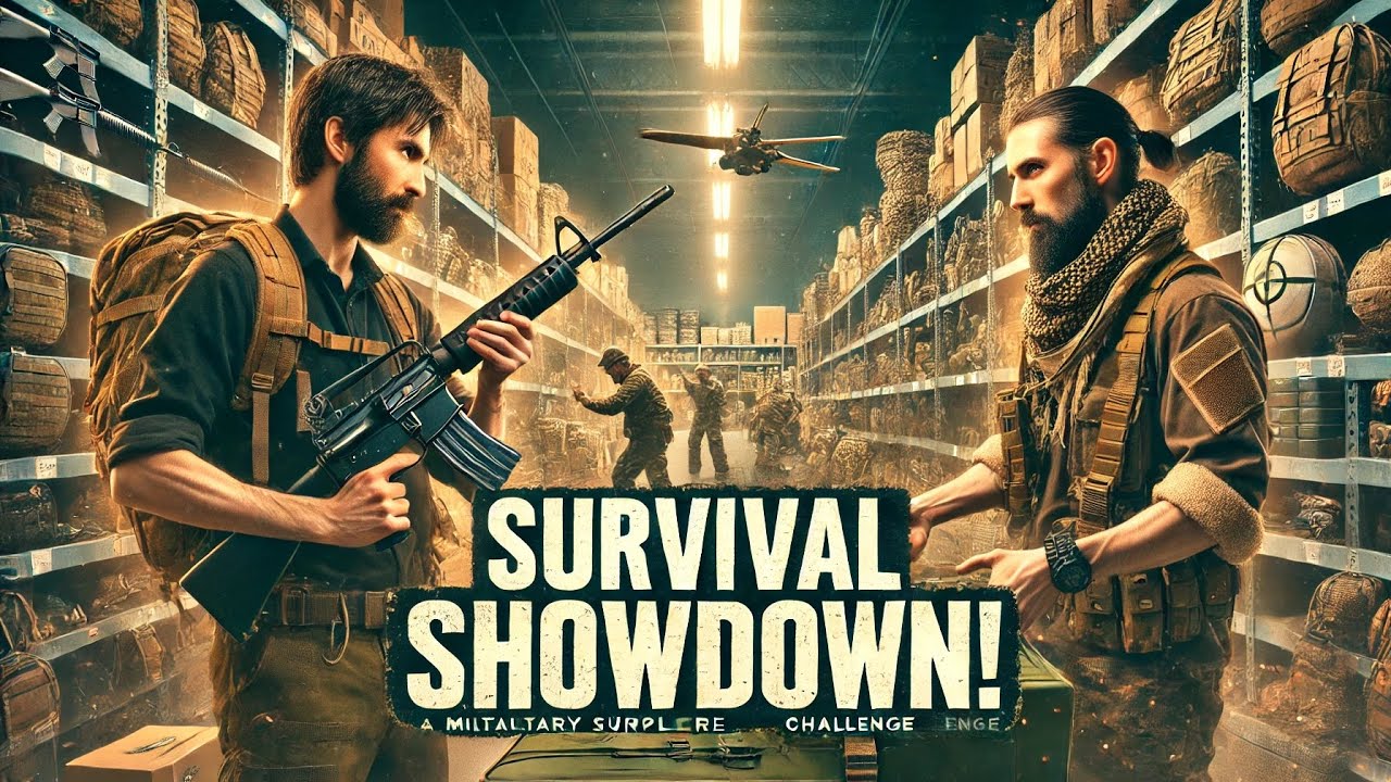 Military Surplus Store Survival Challenge: Who Gathers the Best Gear?
