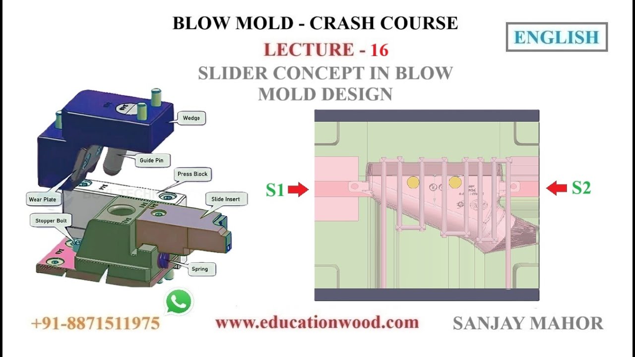 L-16 Slider Concept design in blow mold/English