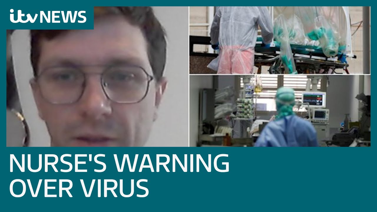 British nurse describes how coronavirus patients in Italy treated as 'numbers' | ITV News