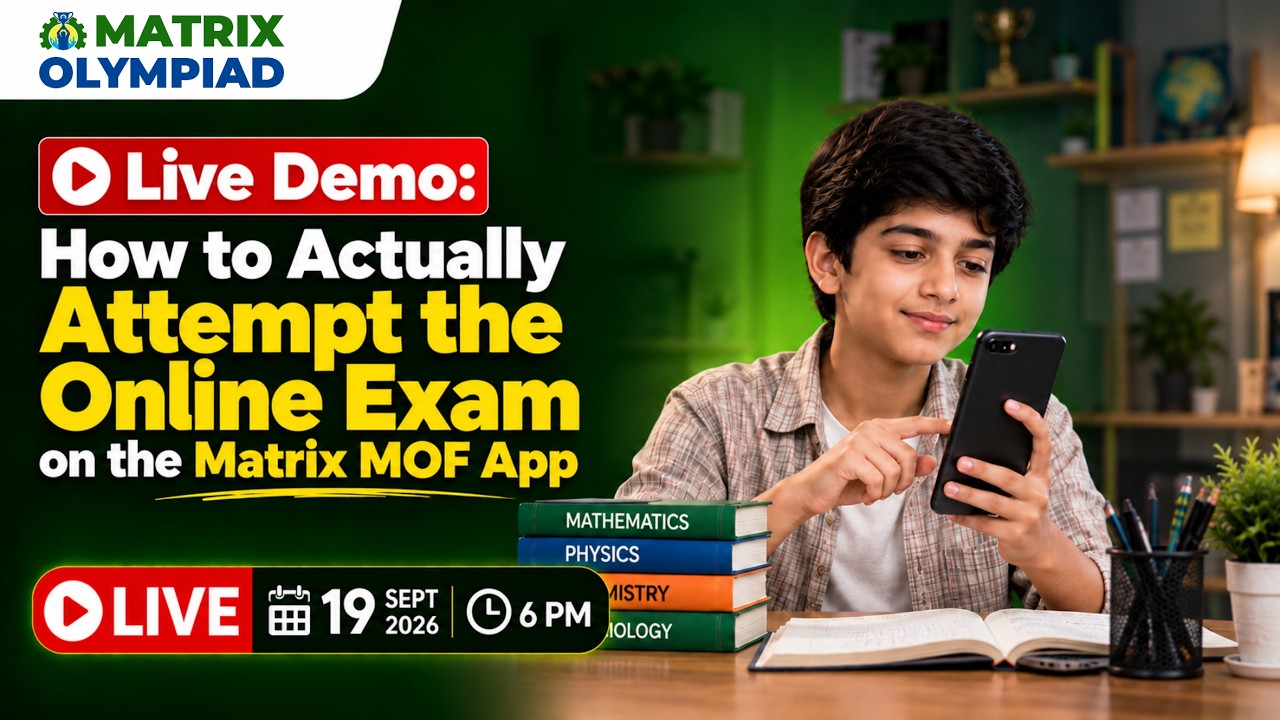 Live Demo: How to Actually Attempt the Online Exam on the Matrix MOF App | Matrix Olympiad