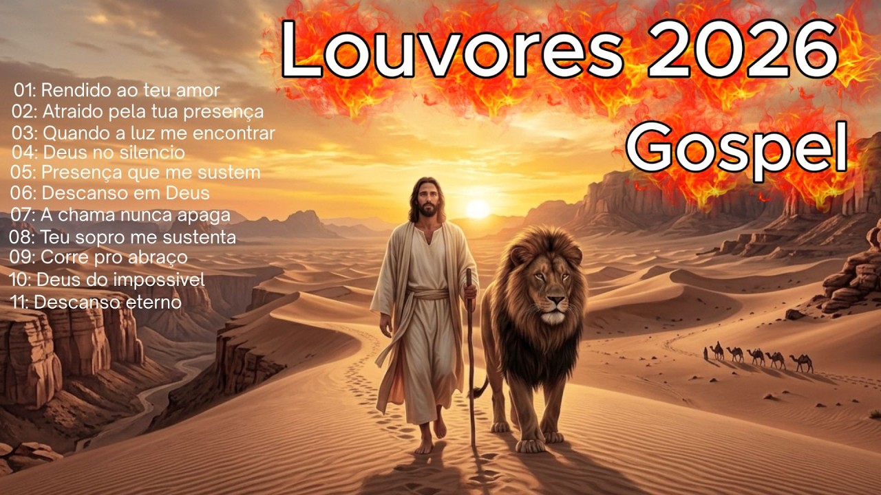 GOSPEL 2026 Playlist / Renda-se ao amor de Cristo com essas belas canções. #gospelmusic #worship