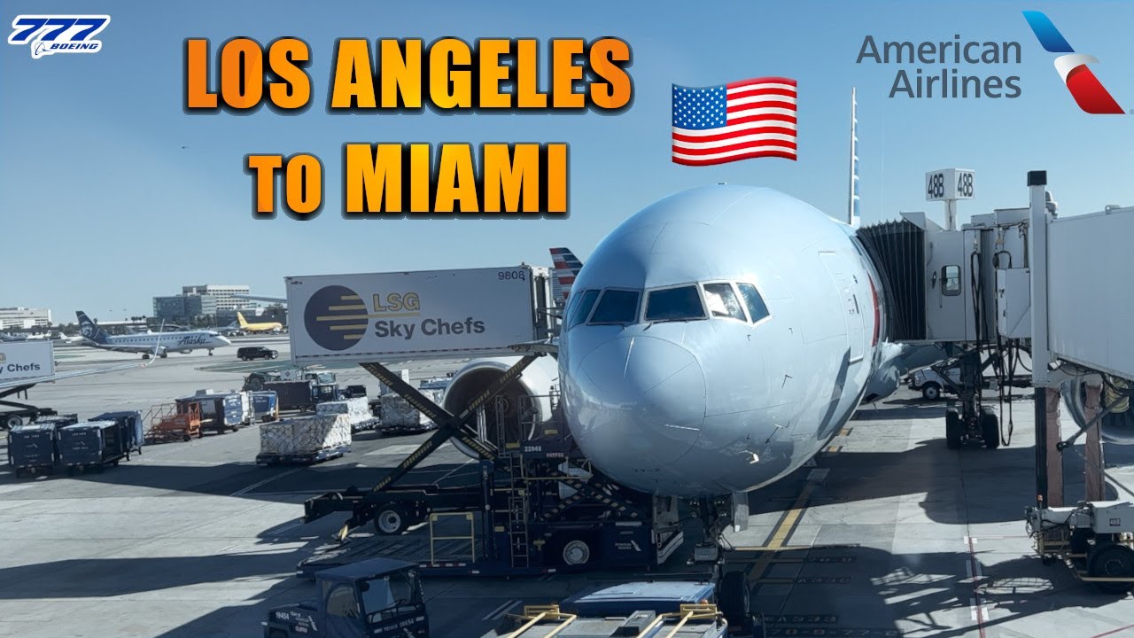 AMERICAN AIRLINES Los Angeles to Miami FLIGHT REPORT (# 112)